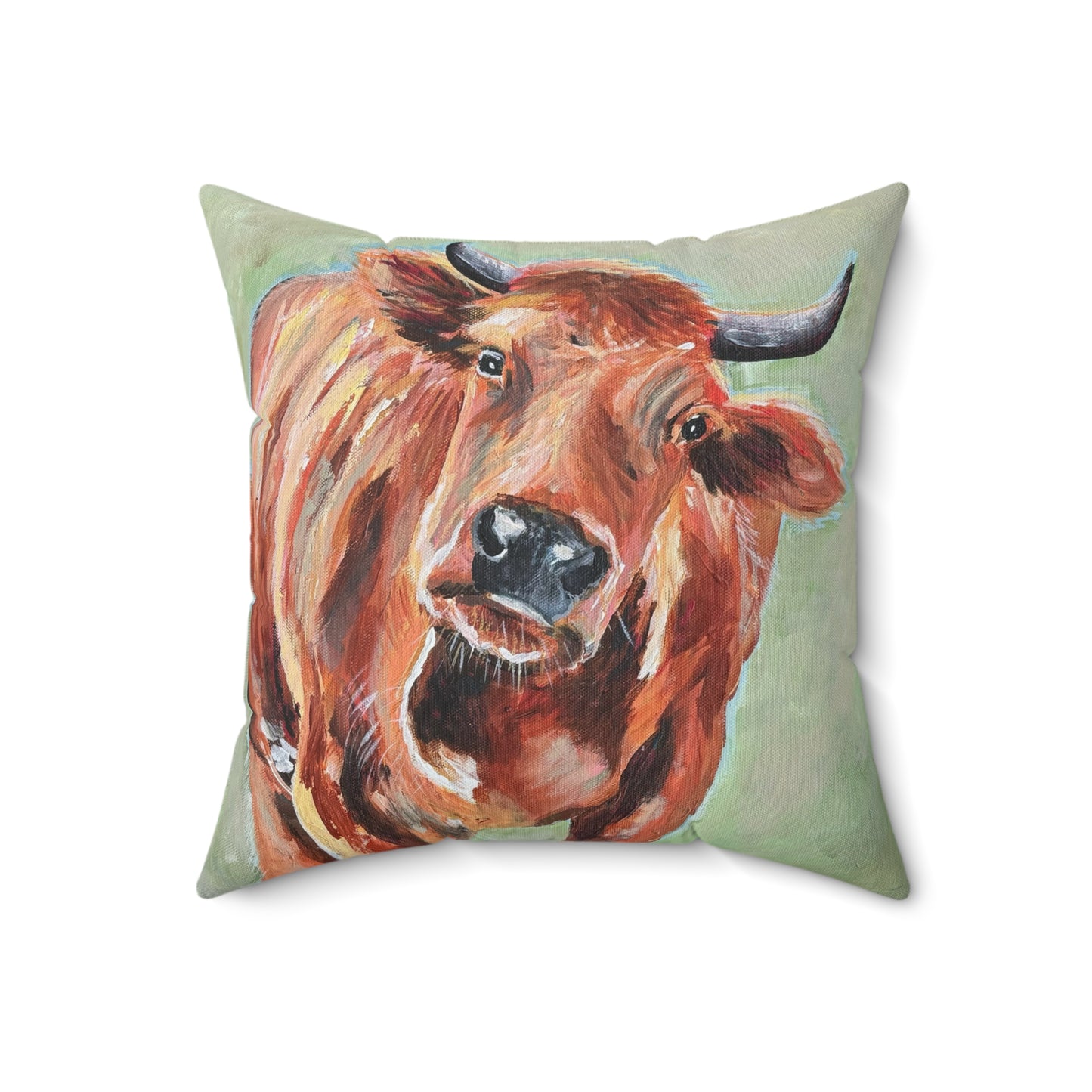 Cow "Say What" Pillow in 4 sizes with insert