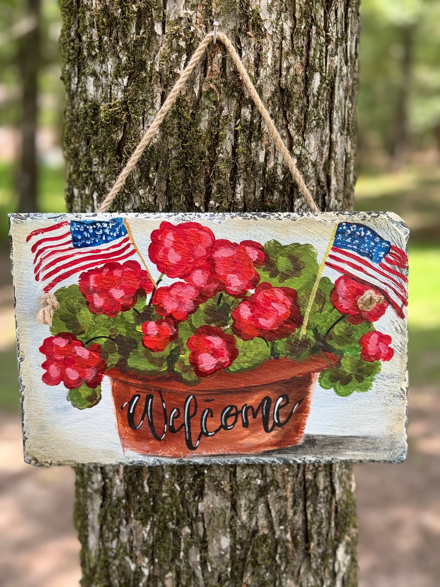 Welcome Slate 8x12 Sign