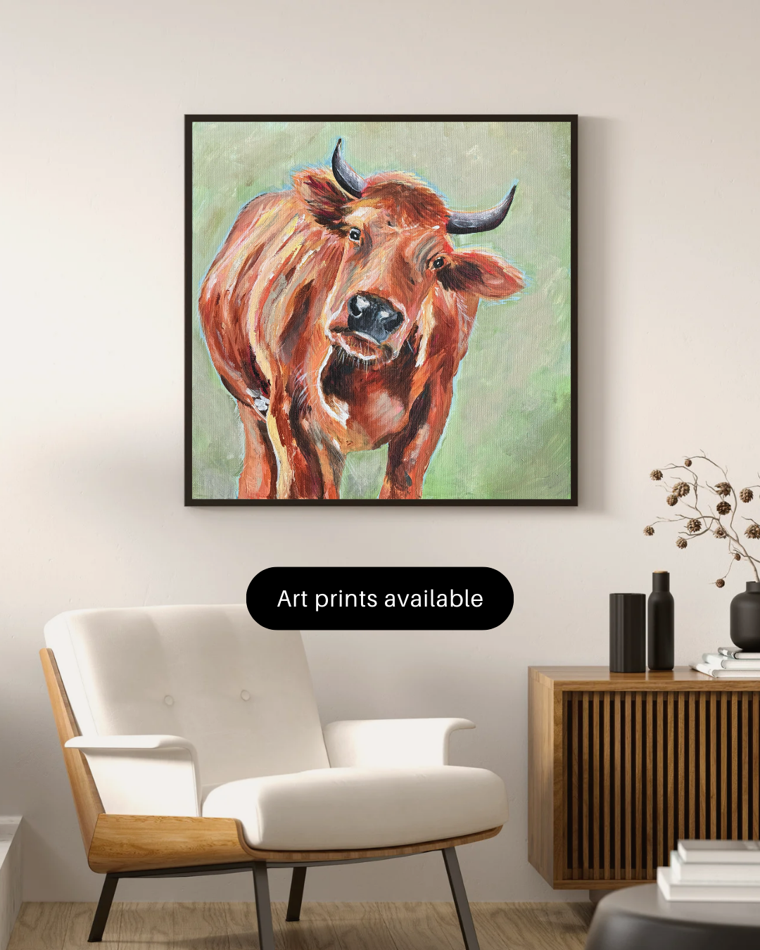 Cow "Say What" Print